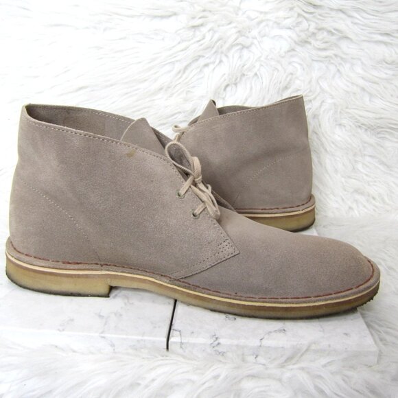 Clark’s Men’s Desert Suede Lace-Up Boots, Beige, Men's Size 12 M EUC - Picture 6 of 8